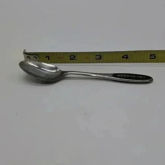 The Ozarks Mountain Range Chrome Souvenir Spoon Kitschy Cool - Picture 5 of 5